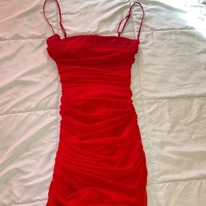 House of CB red dress
